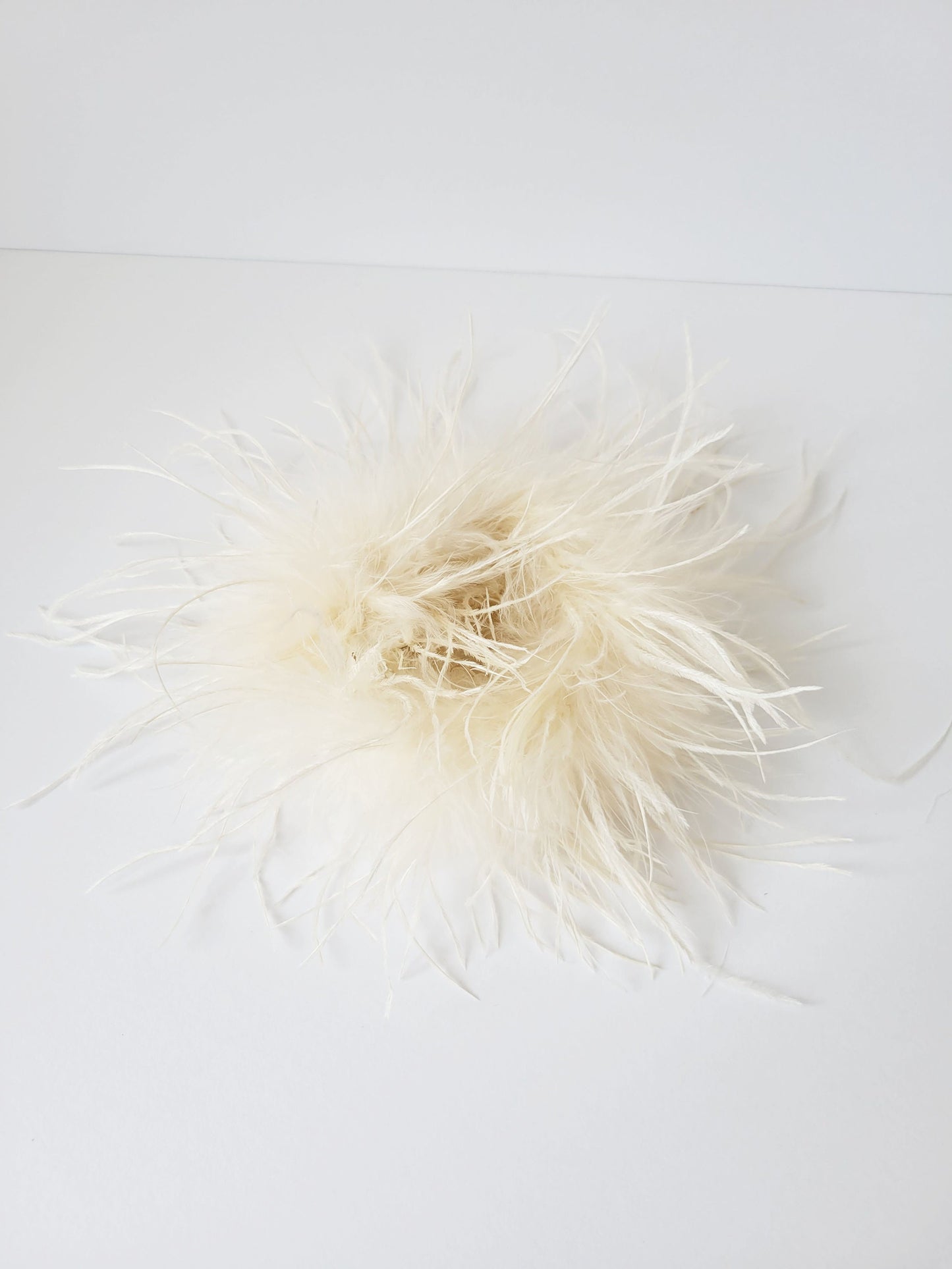Beige Feather Cuffs