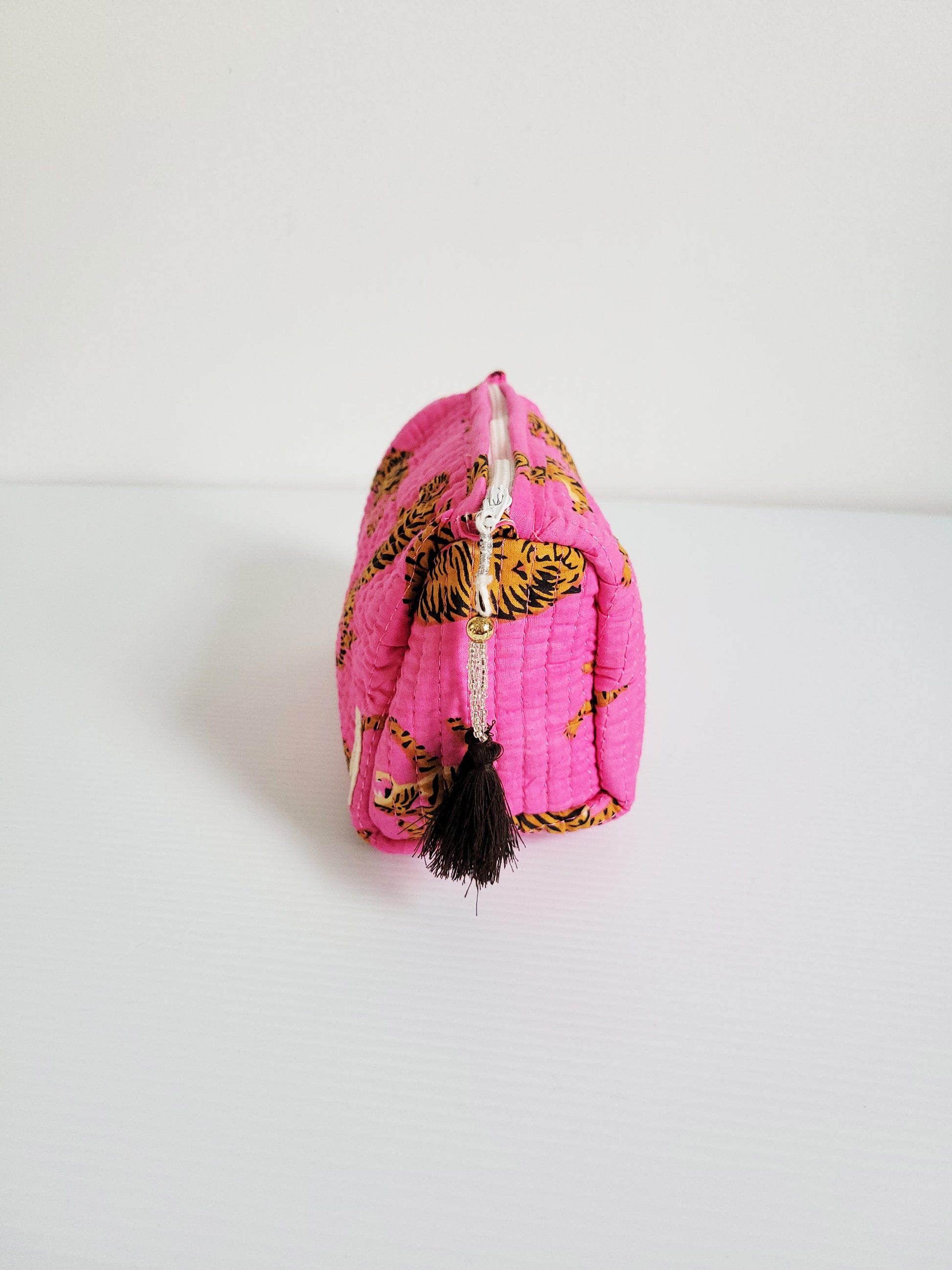 Quilted jacket front view