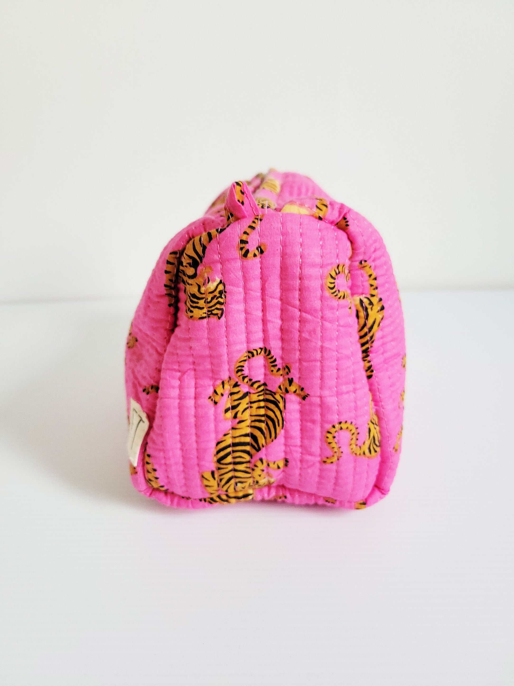 Model wearing quilted jacket