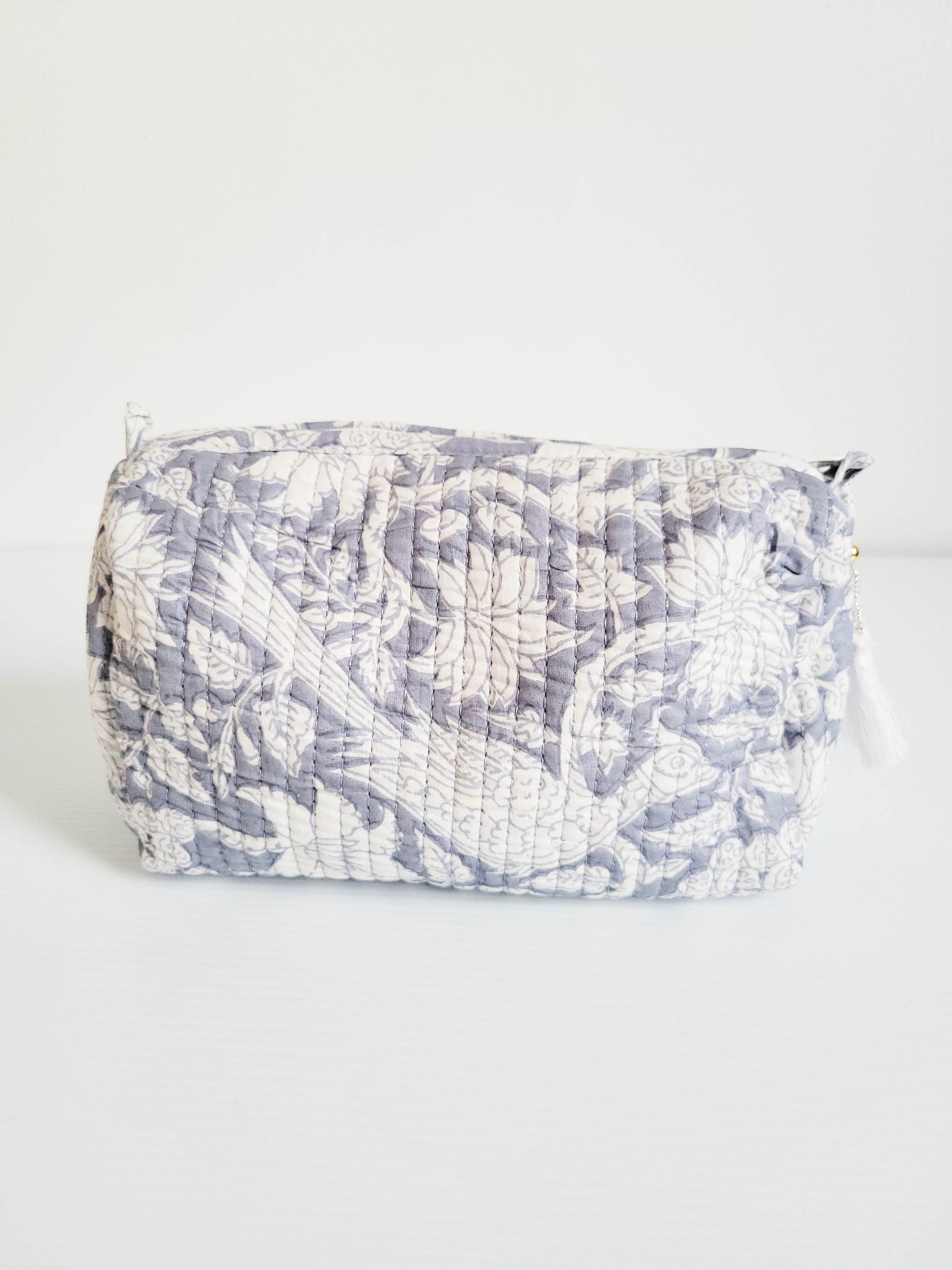 Close-up thumbnail of dark pink leopard tote.