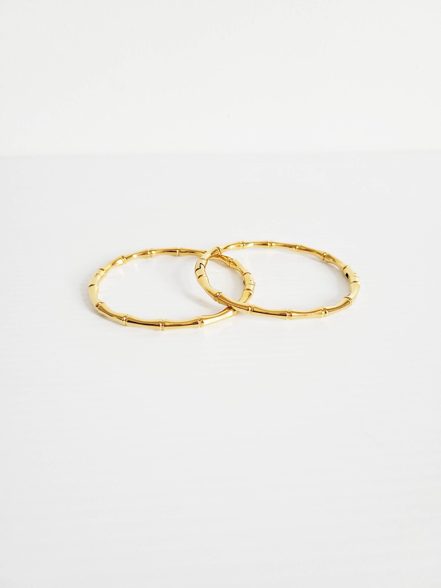Bamboo Gold Bangle