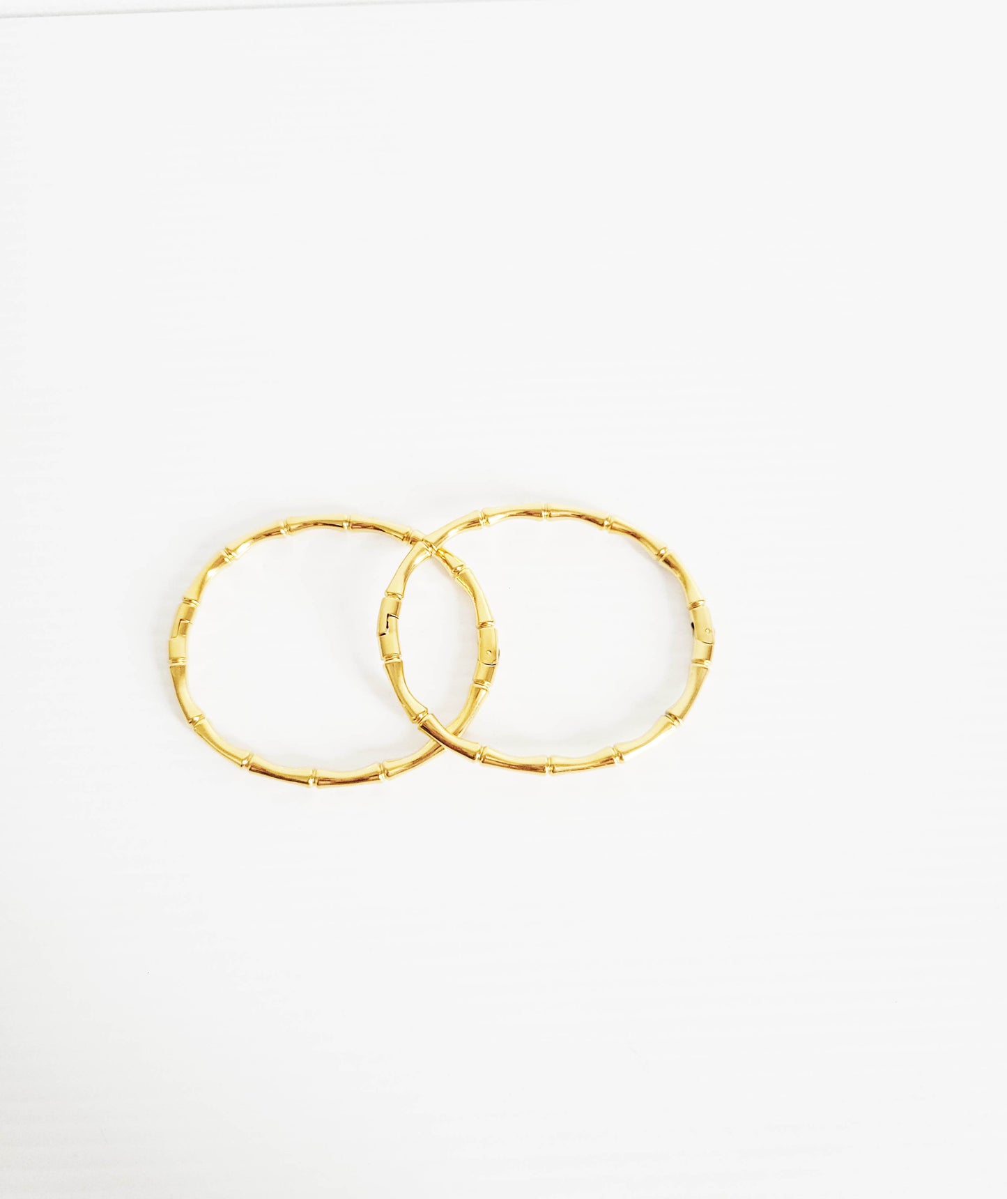 Bamboo Gold Bangle