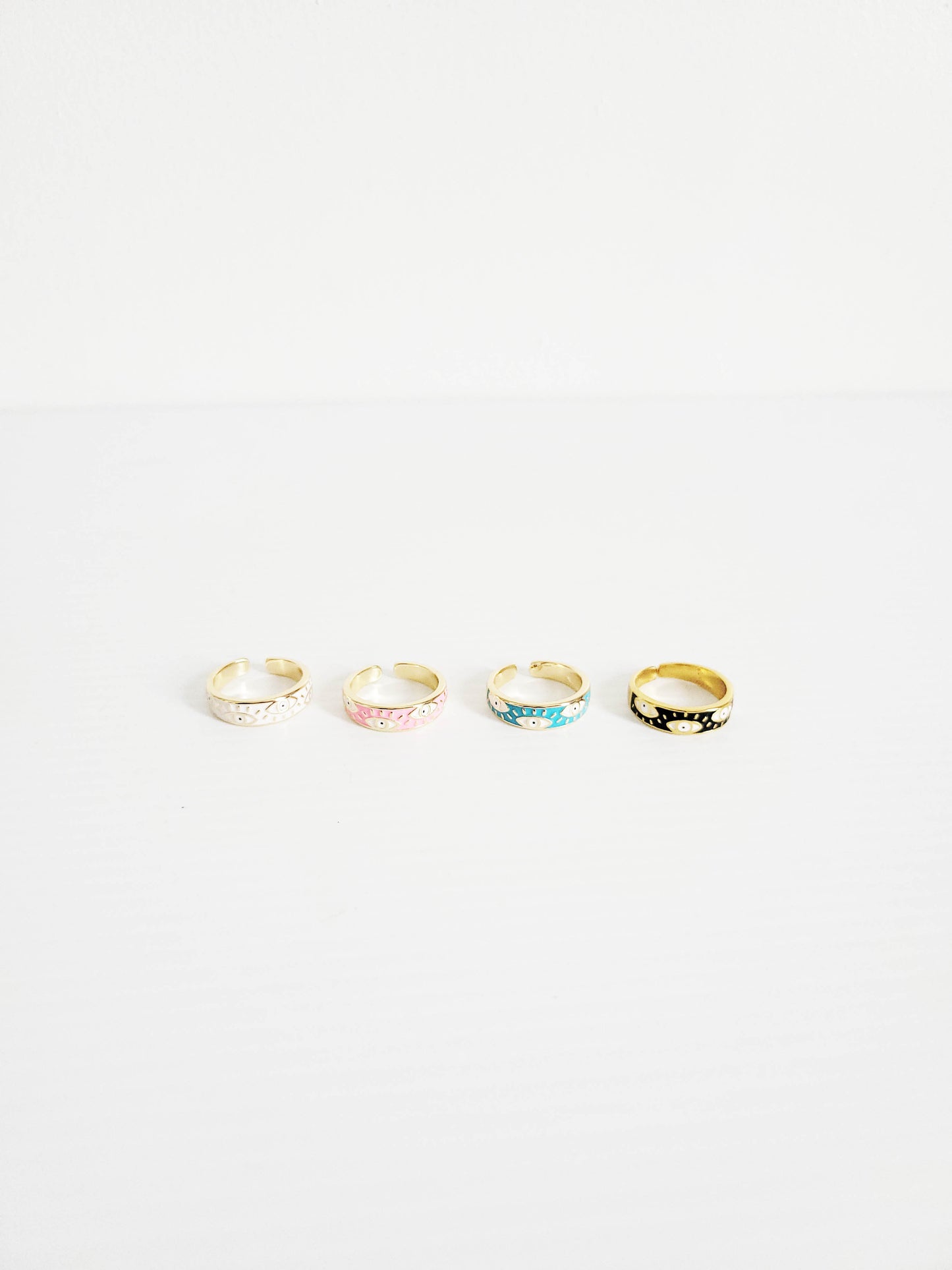 Evil Eye Gold Ring
