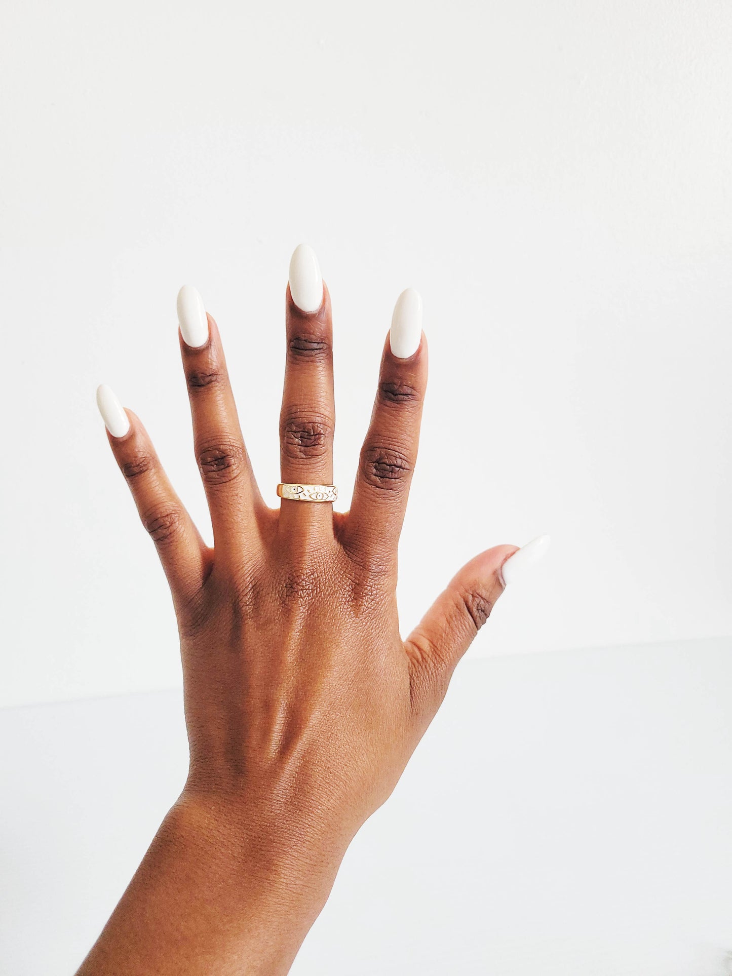 Evil Eye Gold Ring