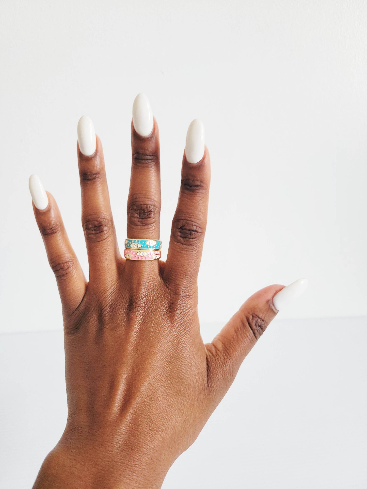 Evil Eye Gold Ring