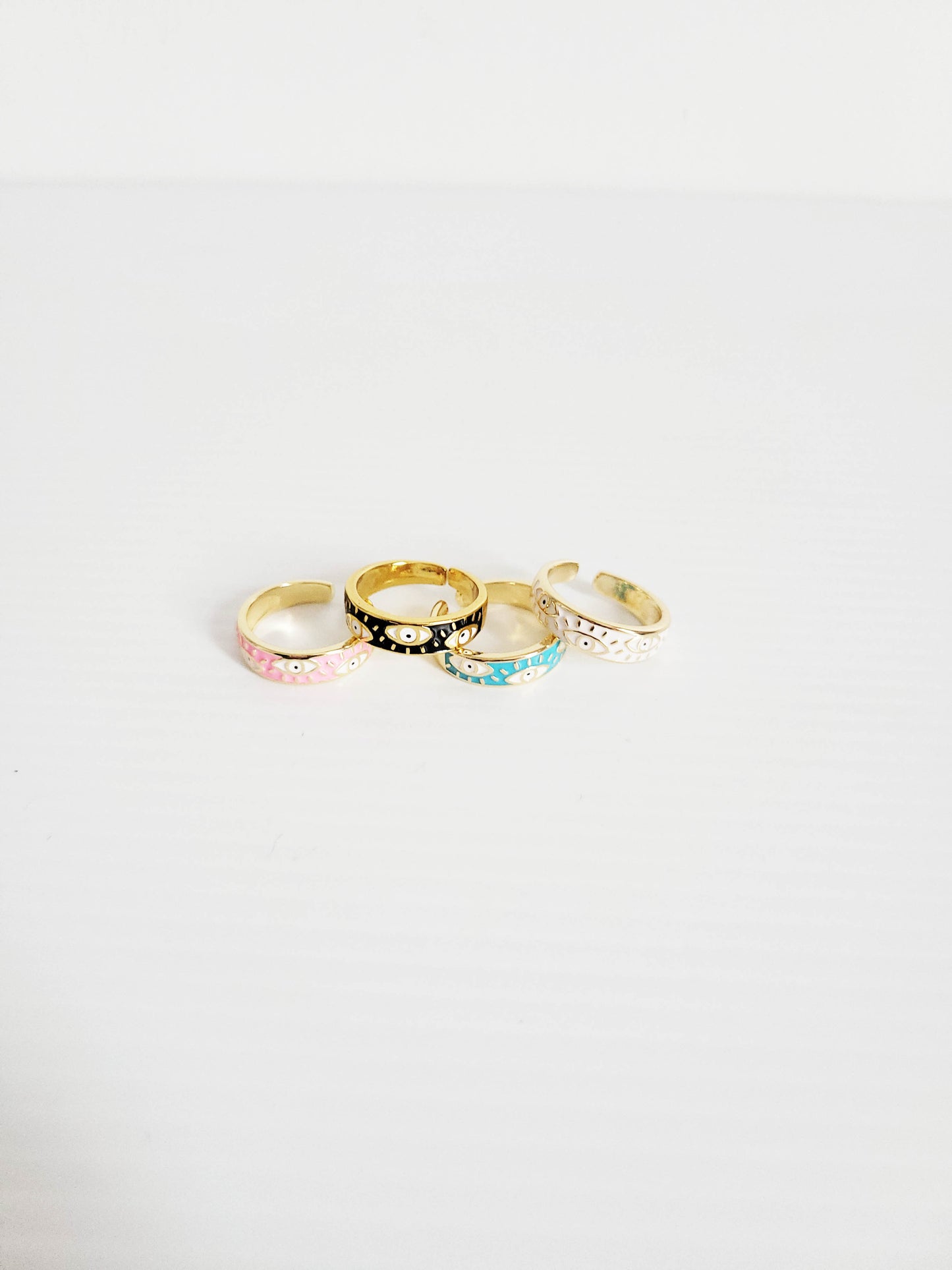 Evil Eye Gold Ring