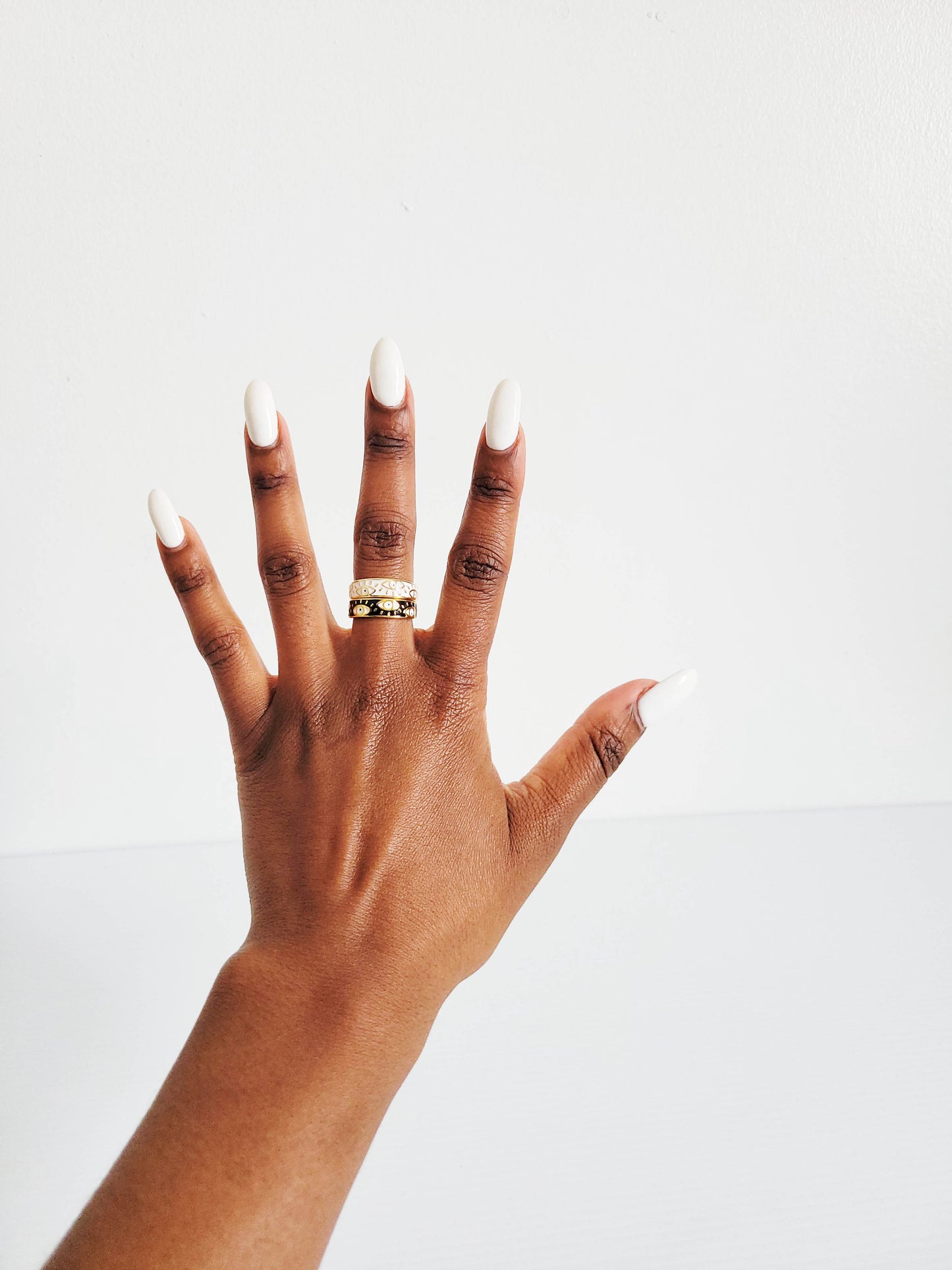 Evil Eye Gold Ring