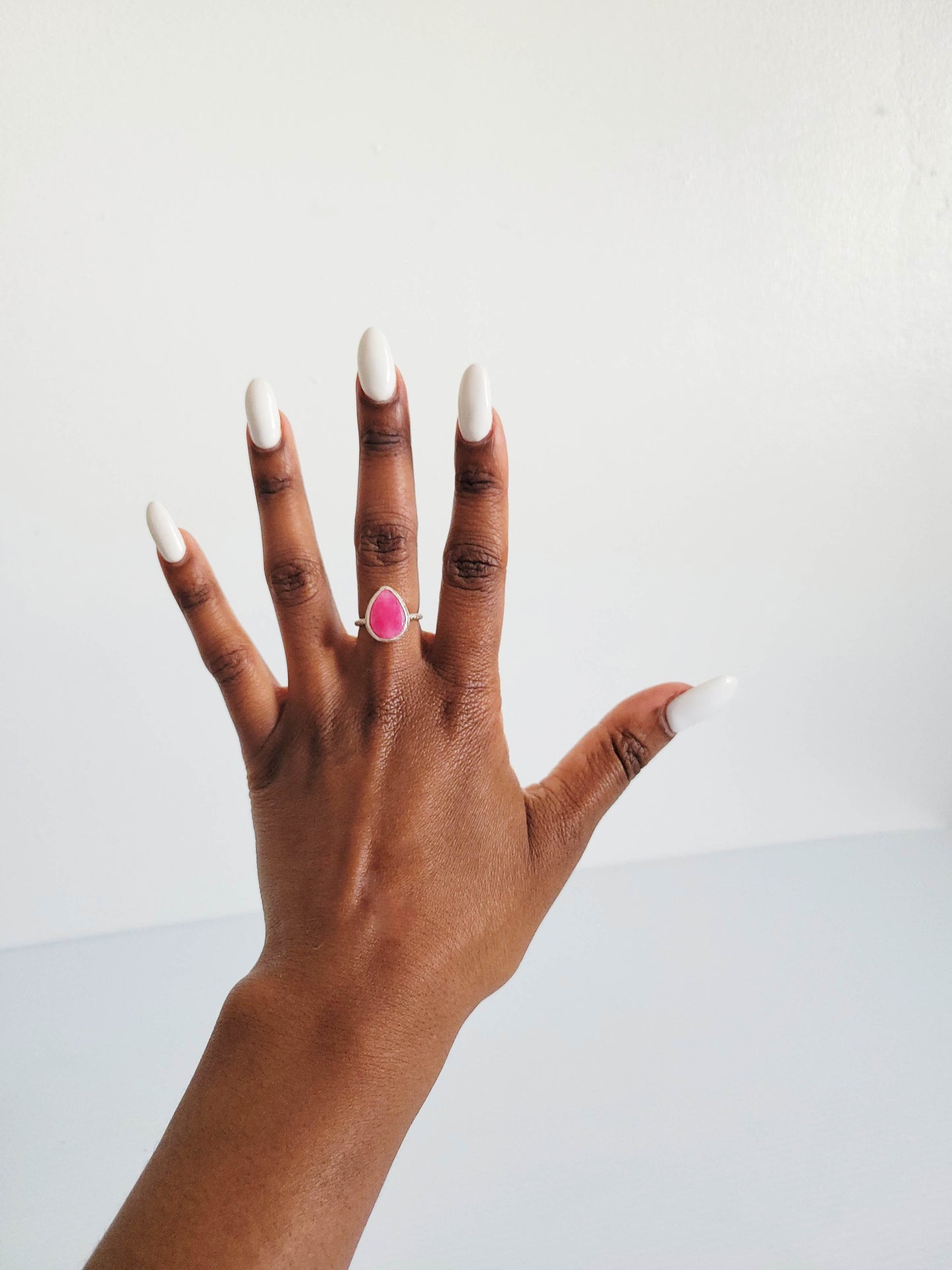 Brenda Silver Gemstone Ring
