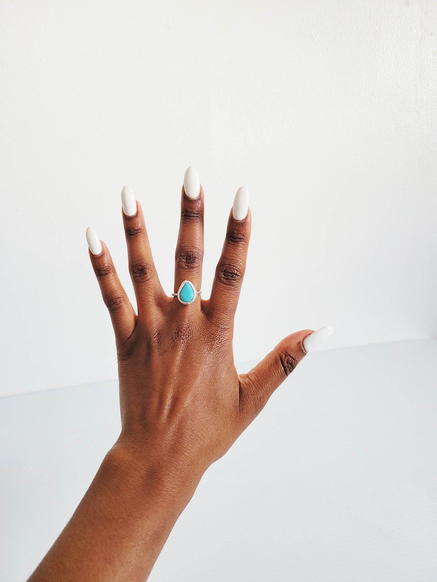 Brenda Silver Gemstone Ring