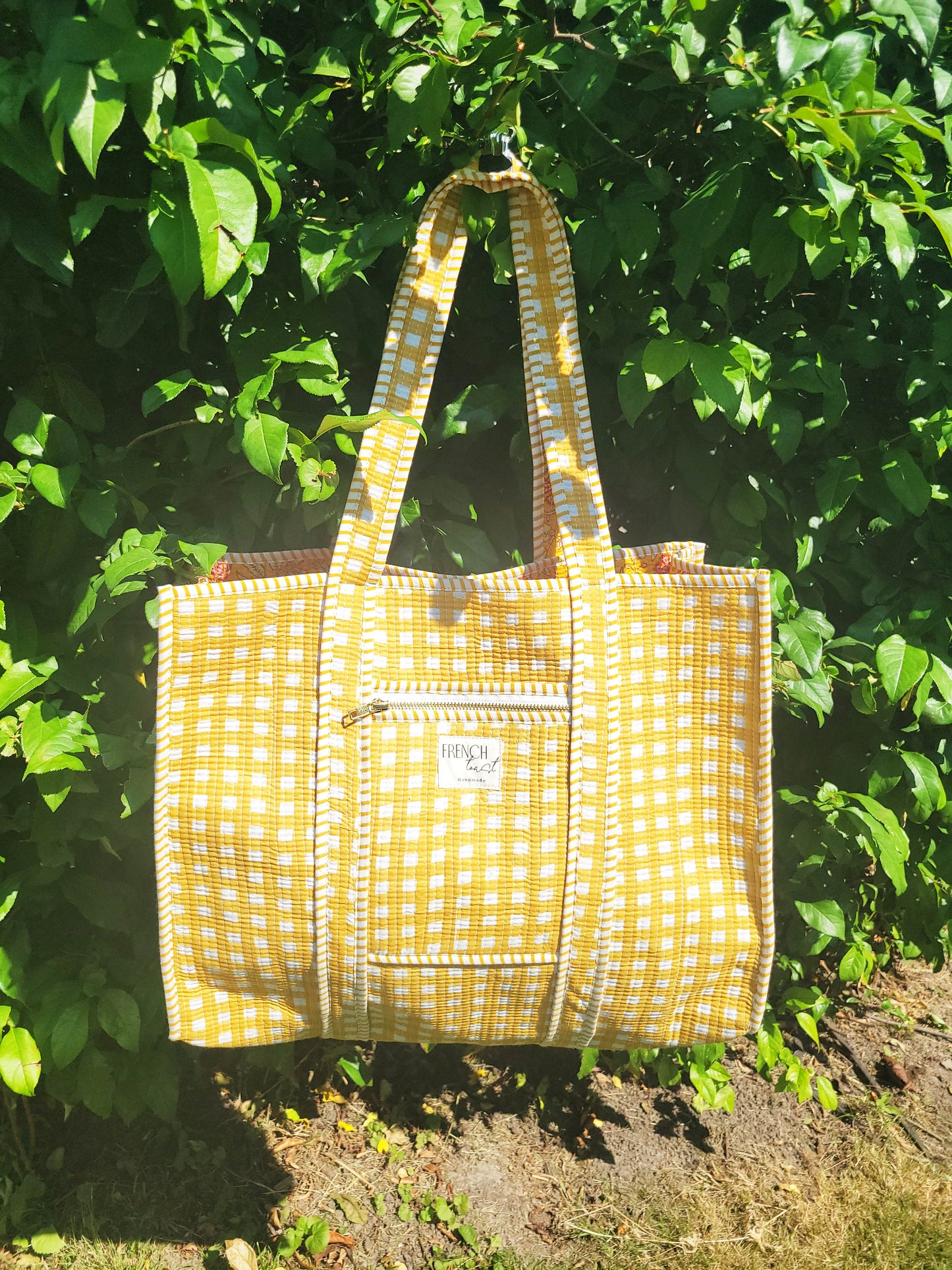 The Premium Gingham Bag Golden