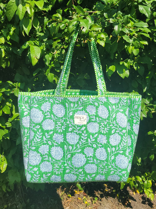 The Premium Gingham Bag Green