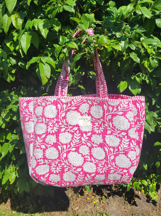 The Premium Gingham Bag Strawberry