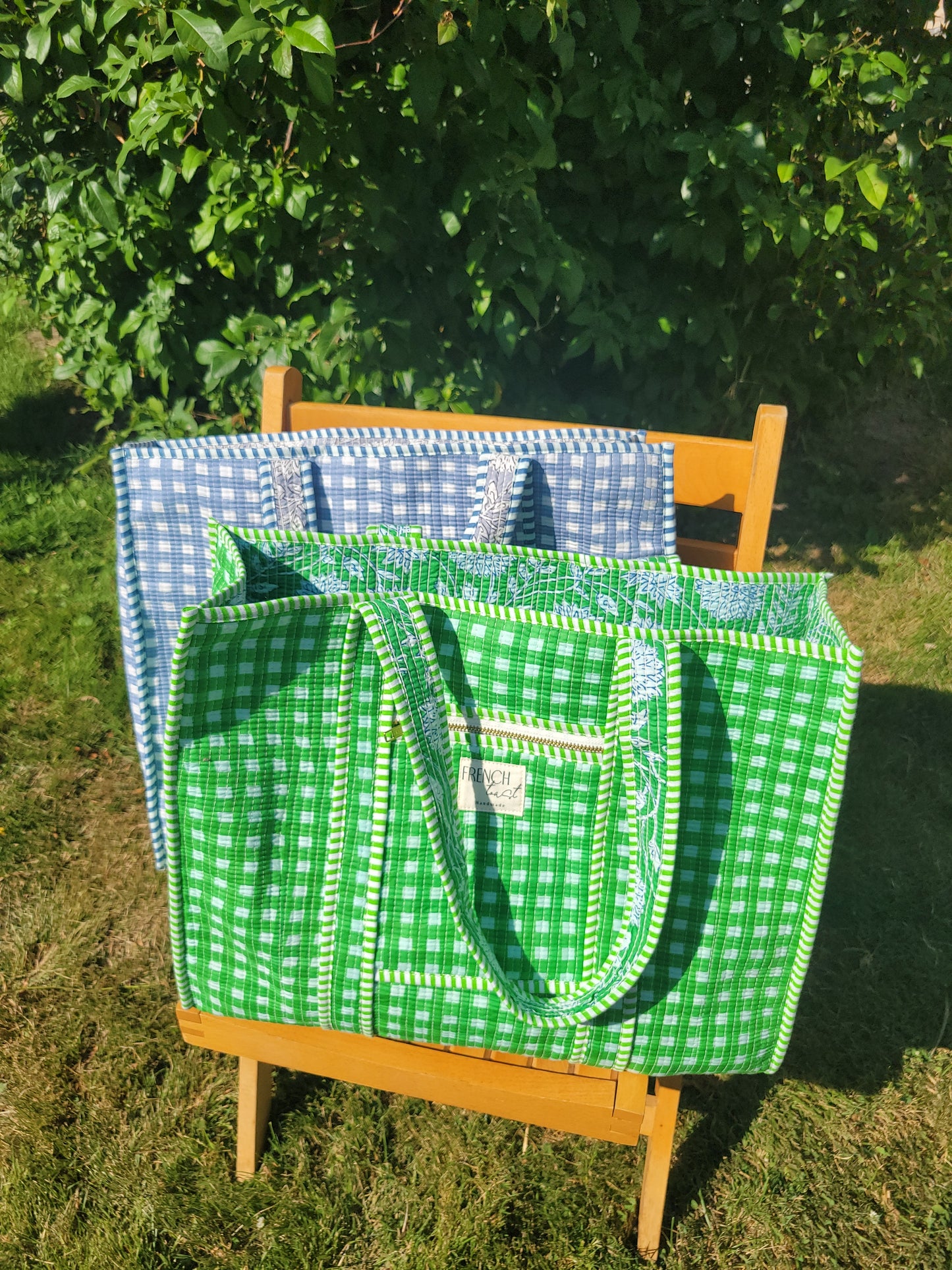 The Premium Gingham Bag Green
