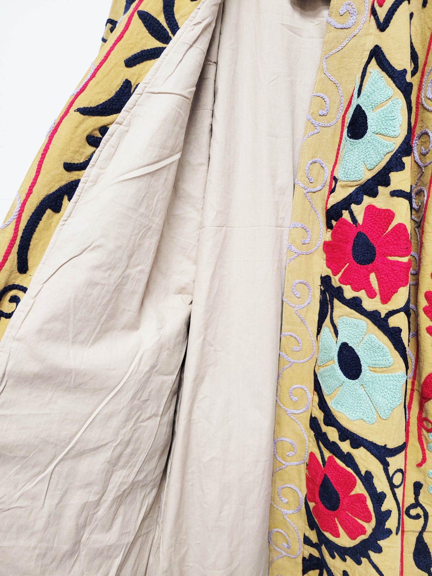 Isla Jacket Long Duster Style - Tan Brown Size M