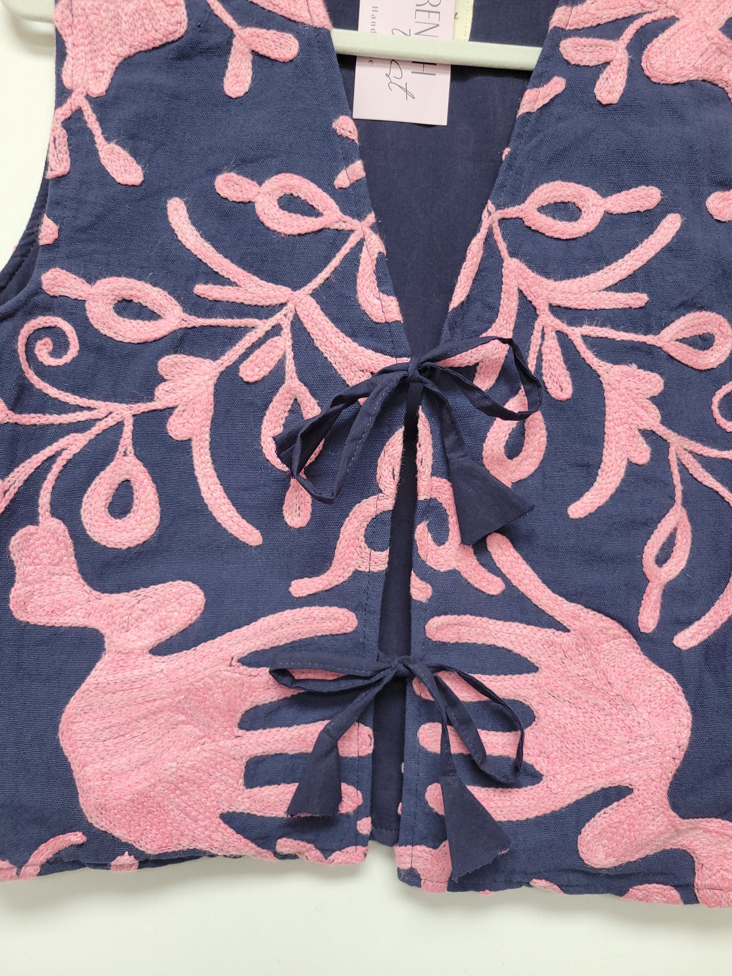 Isla Vest - Purple Pink Camel Size S