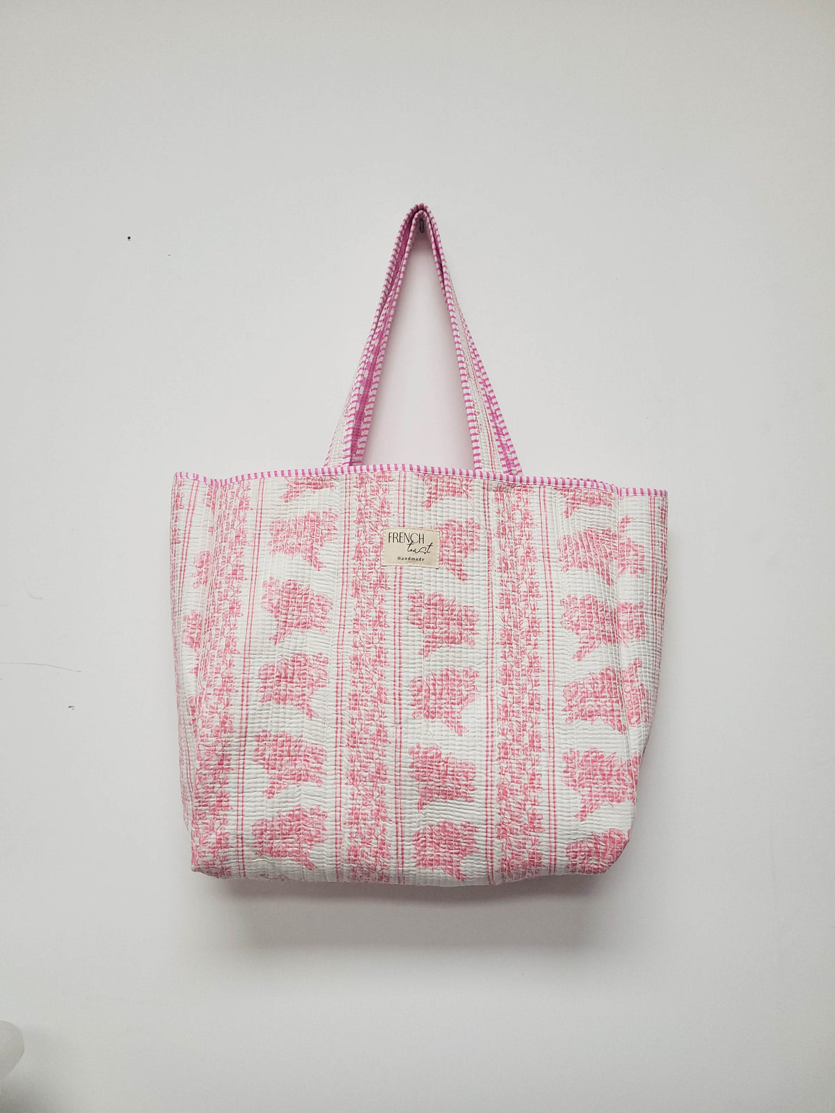 The Premium Gingham Bag Ink Black