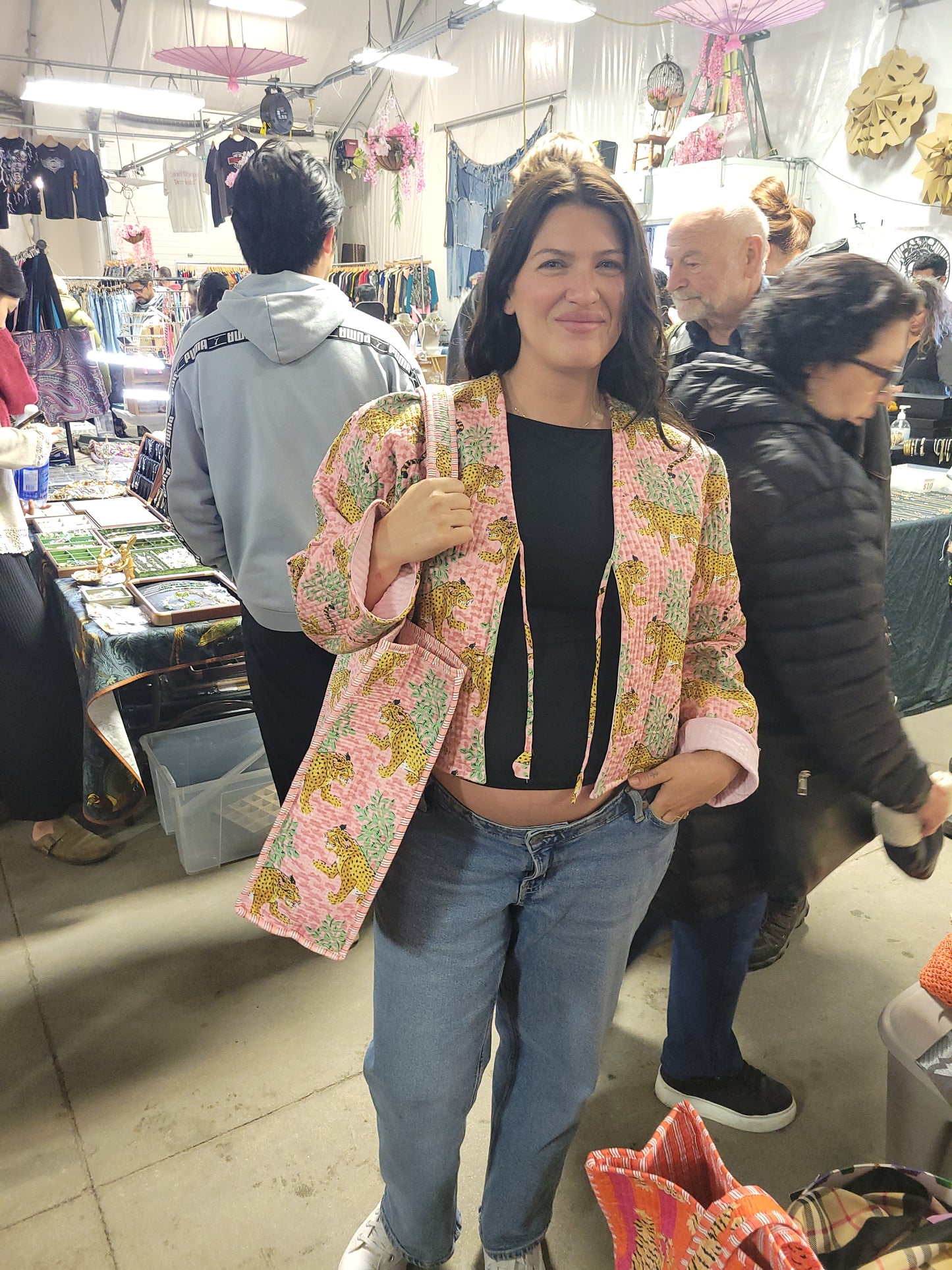 Clara Quilted Jacket Light Pink