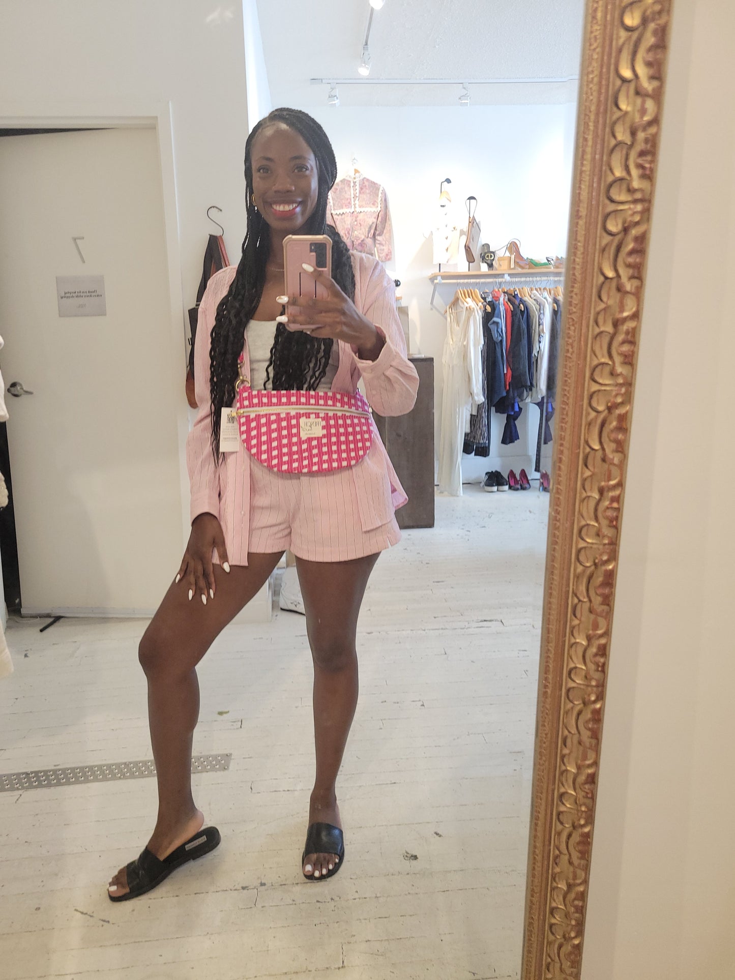 The Essential Sling Strawberry Gingham