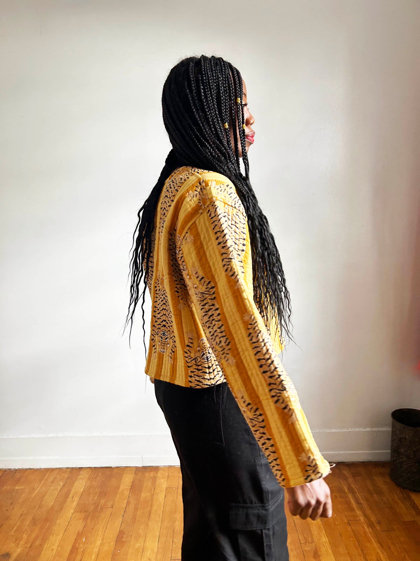 Clara Quilted Jacket Yellow