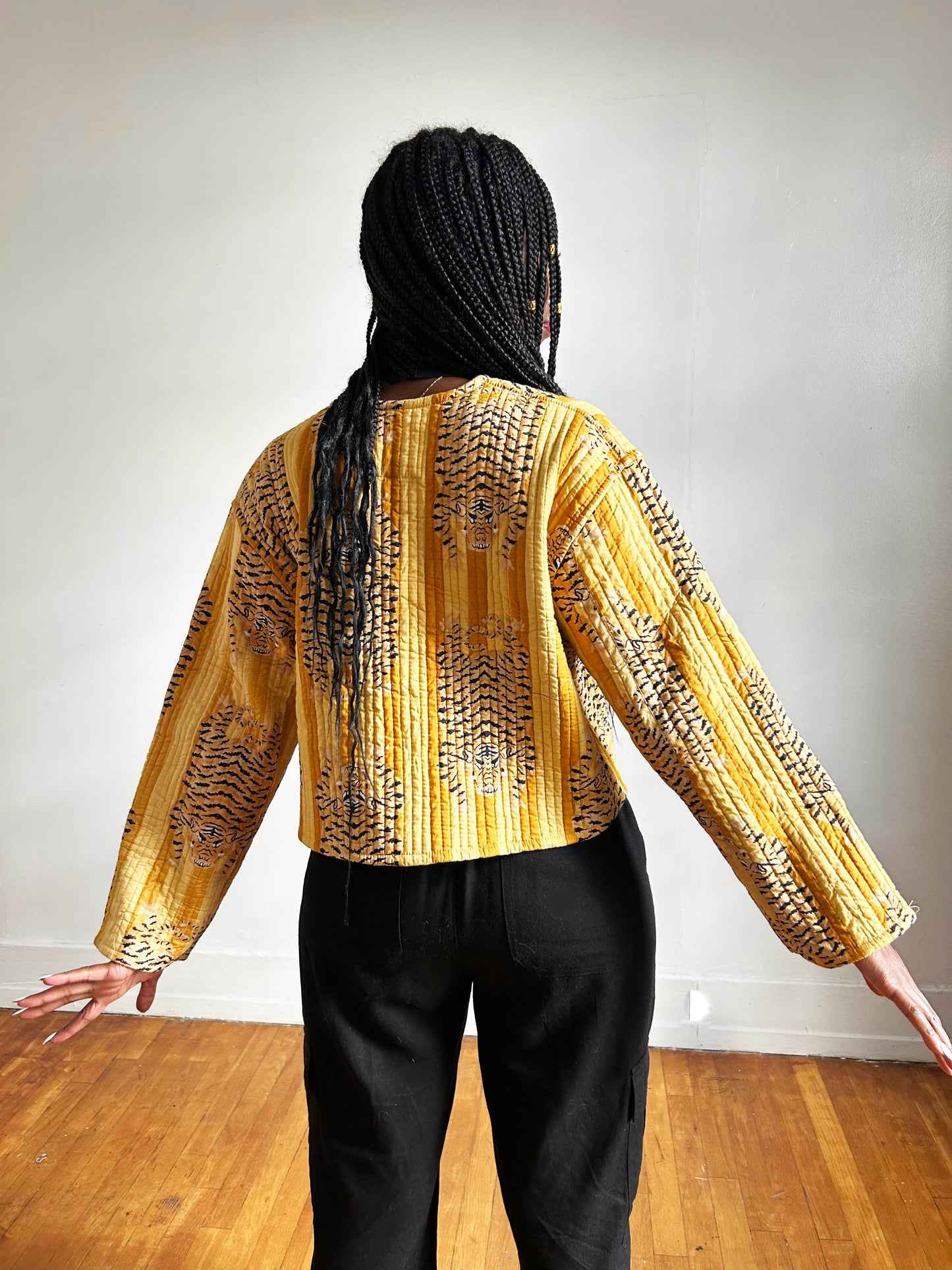 Clara Quilted Jacket Yellow