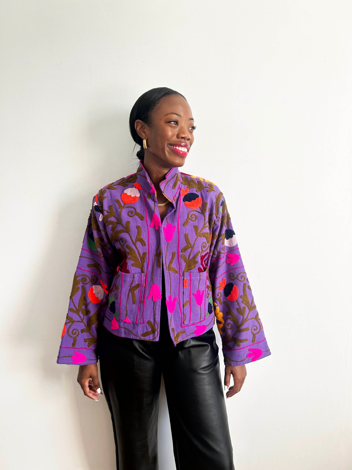 The Isla Jacket Purple