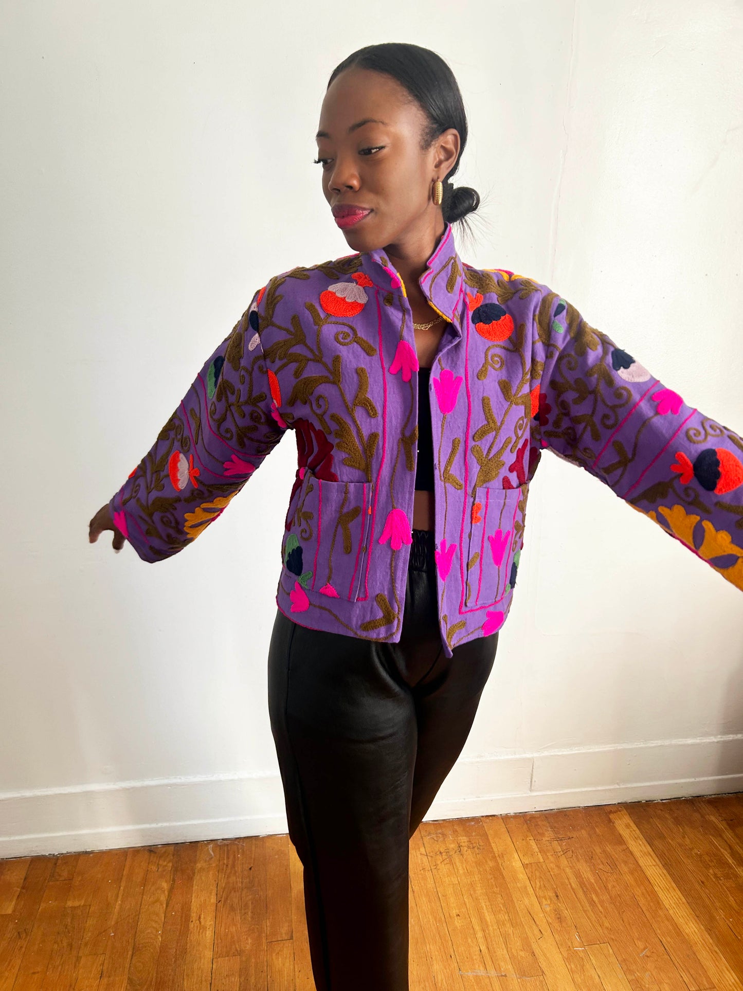 The Isla Jacket Purple