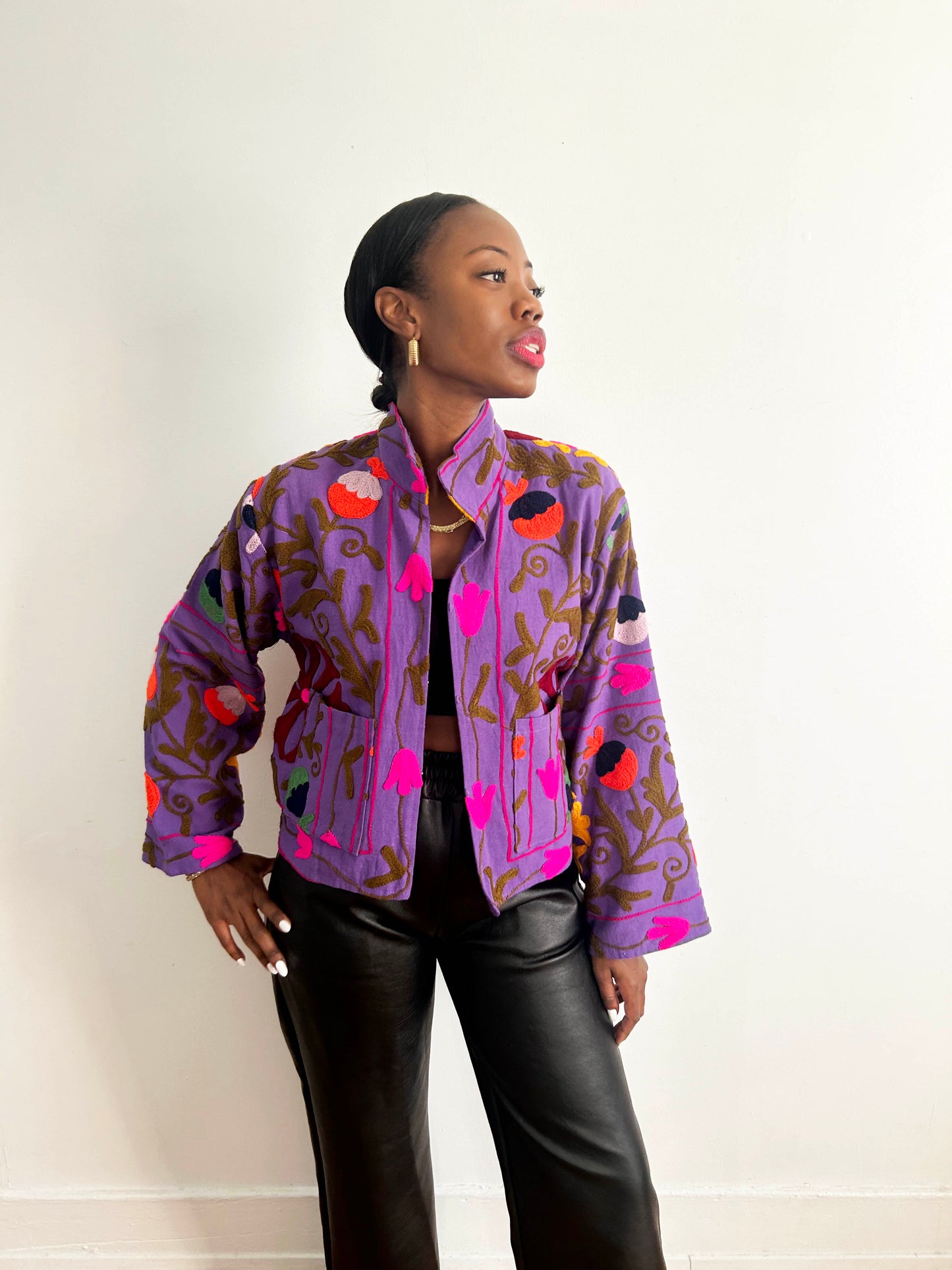 The Isla Jacket Purple