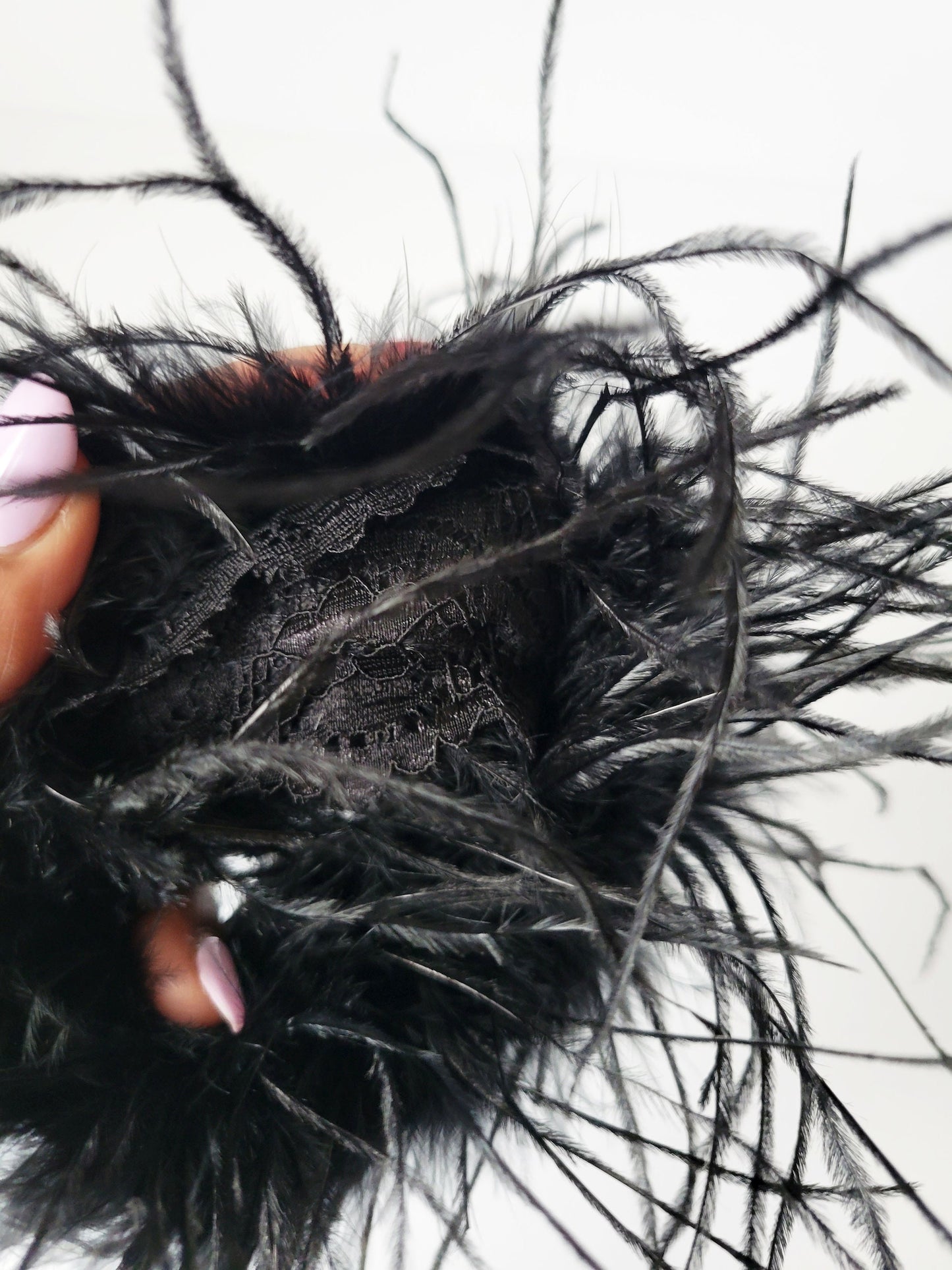 Black Feather Cuffs