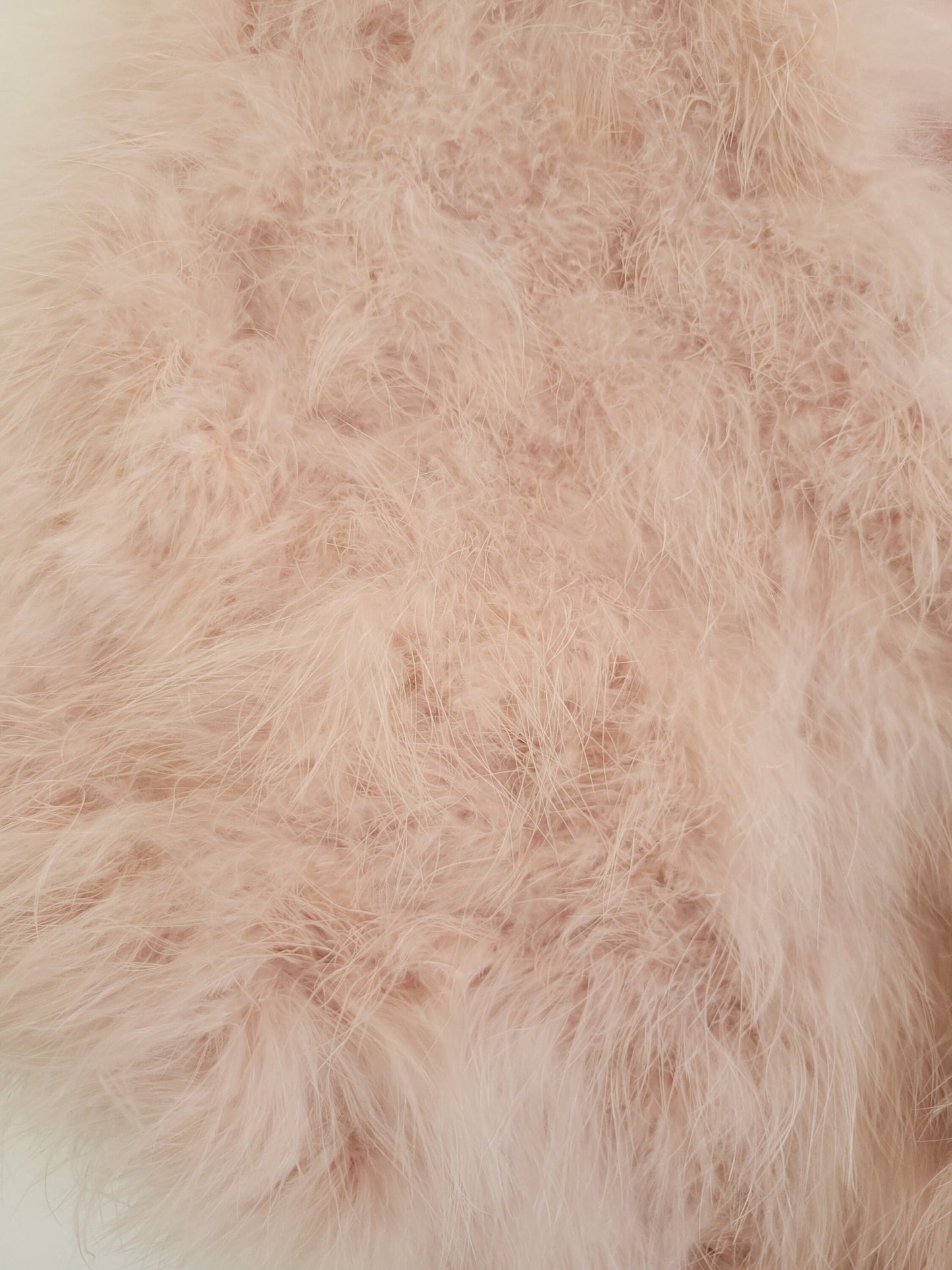 Blush Pink Vintage Style Feather Shawl