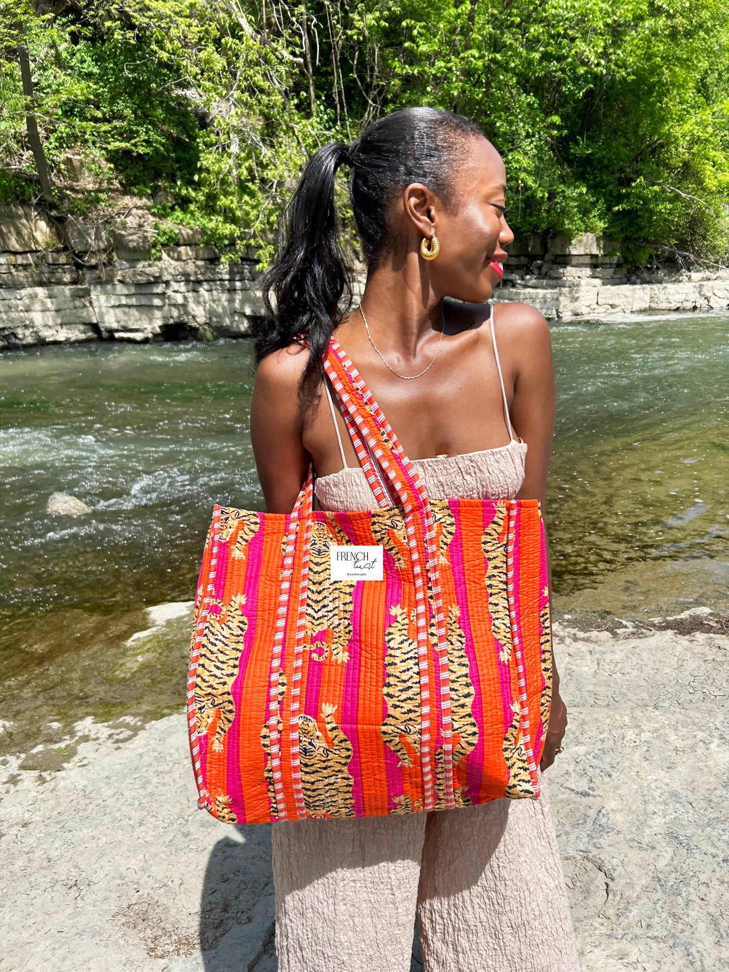 Suzani jacket collar and fabric.