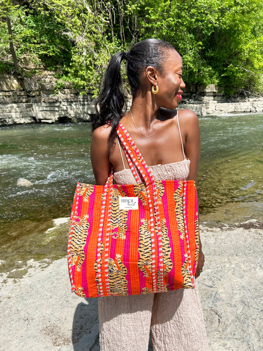 Suzani jacket collar and fabric.