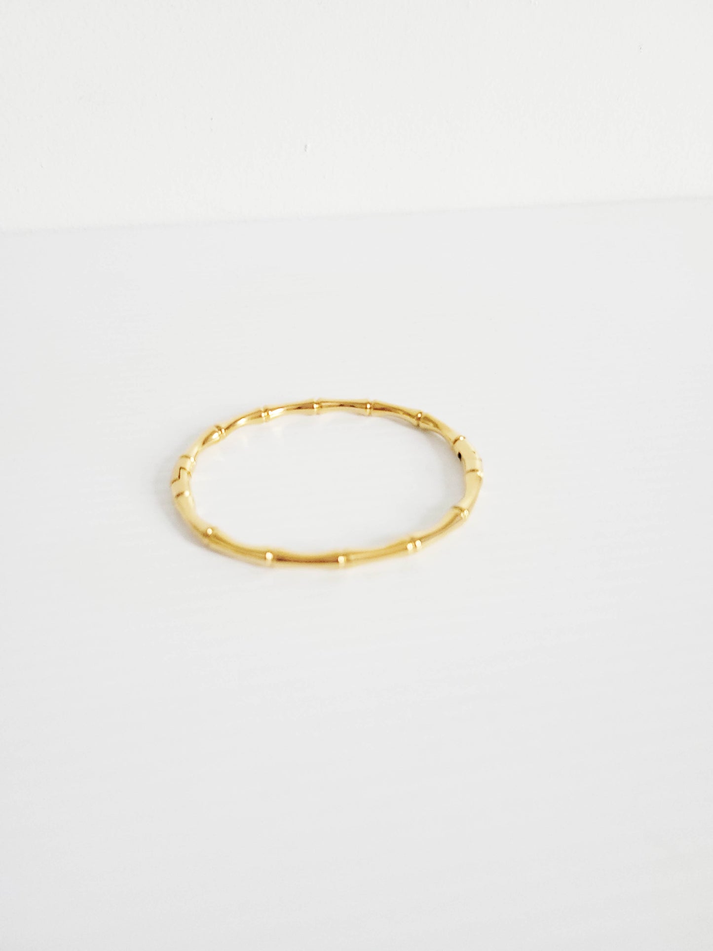 Bamboo Gold Bangle