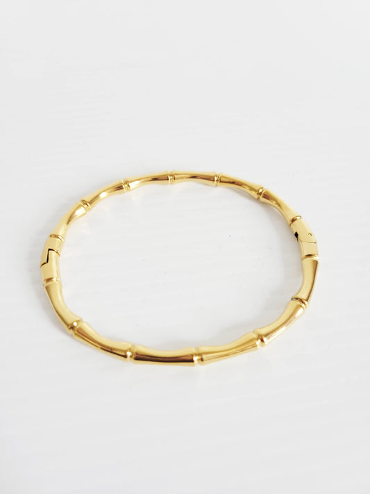 Bamboo Gold Bangle
