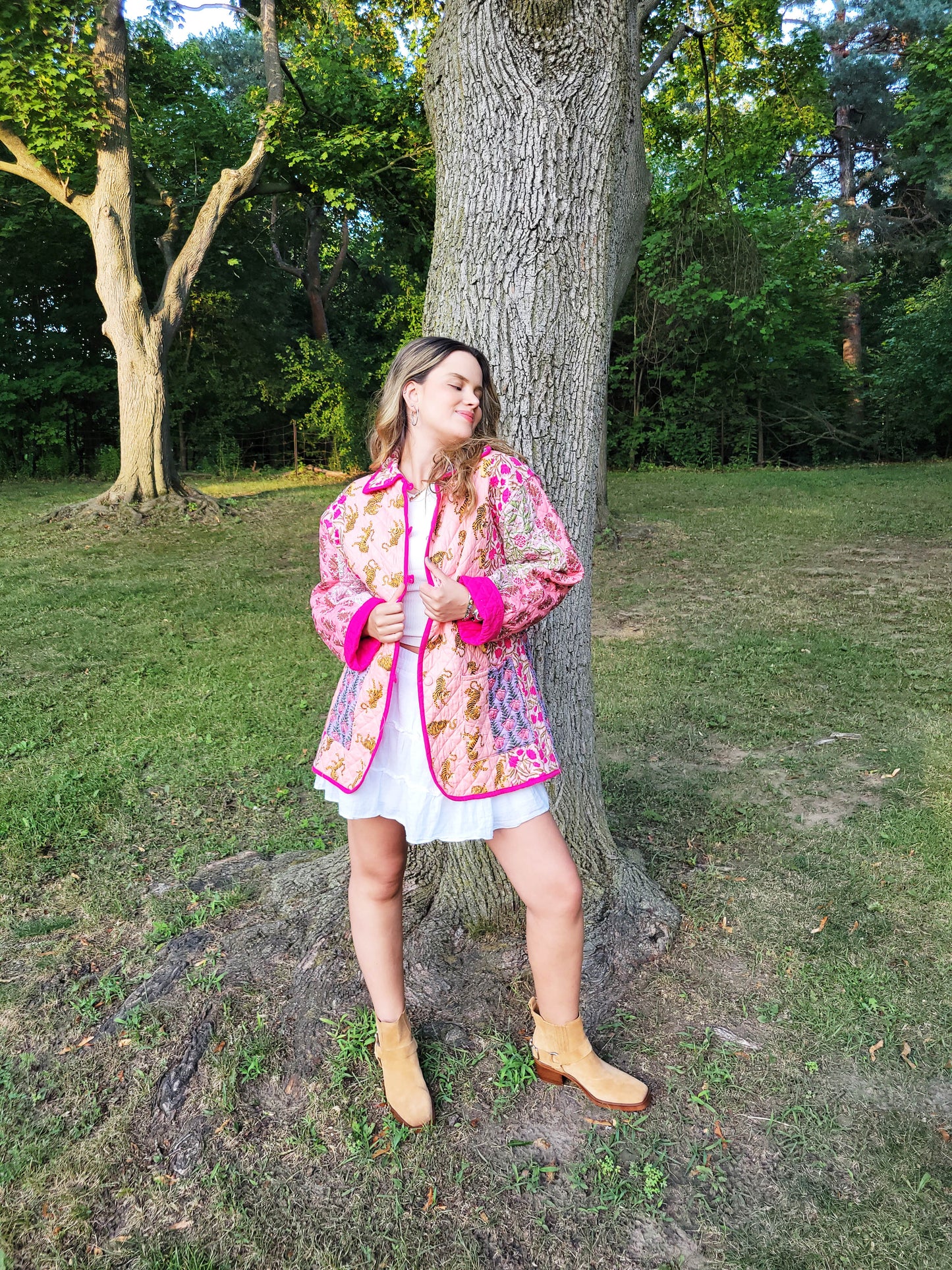 The Barn Jacket Pink Patchwork