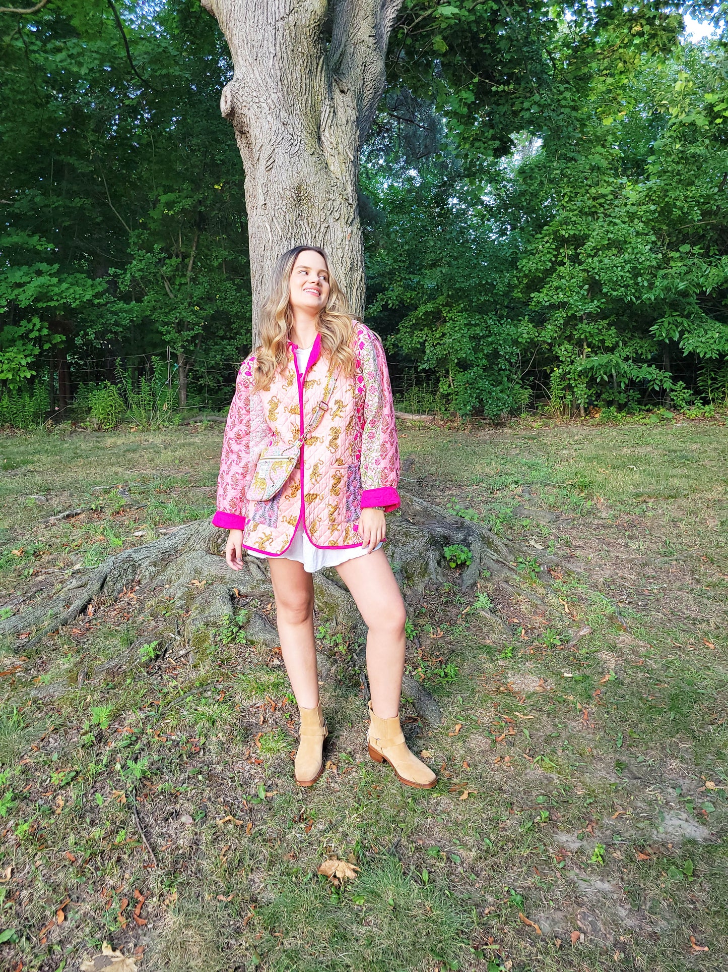 The Barn Jacket Pink Patchwork