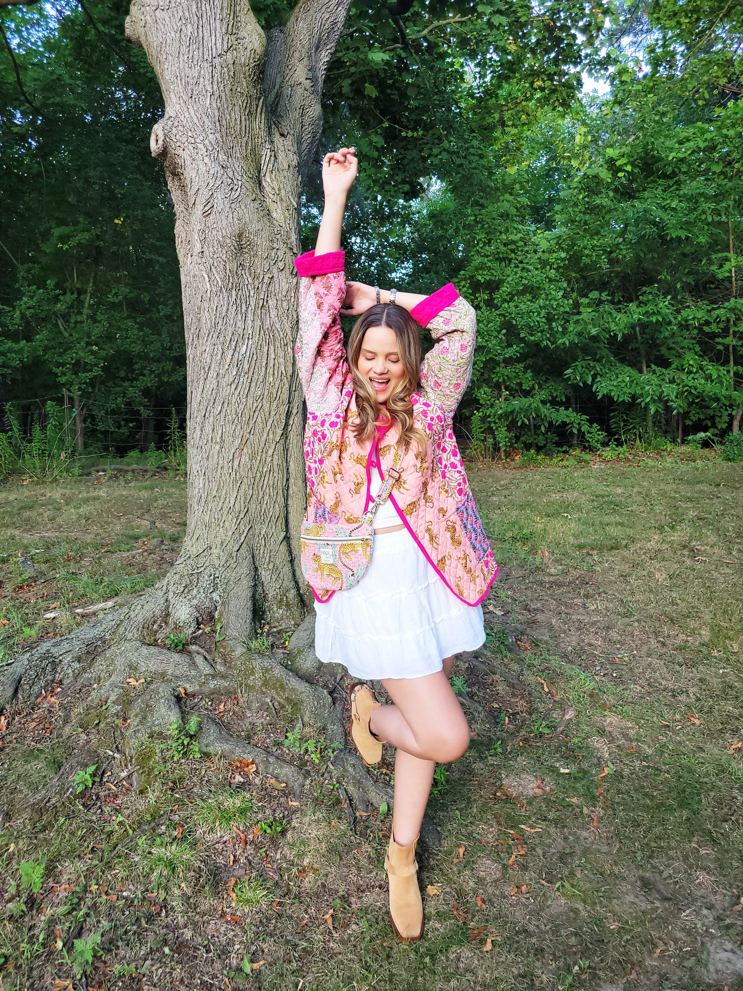 The Barn Jacket Pink Patchwork