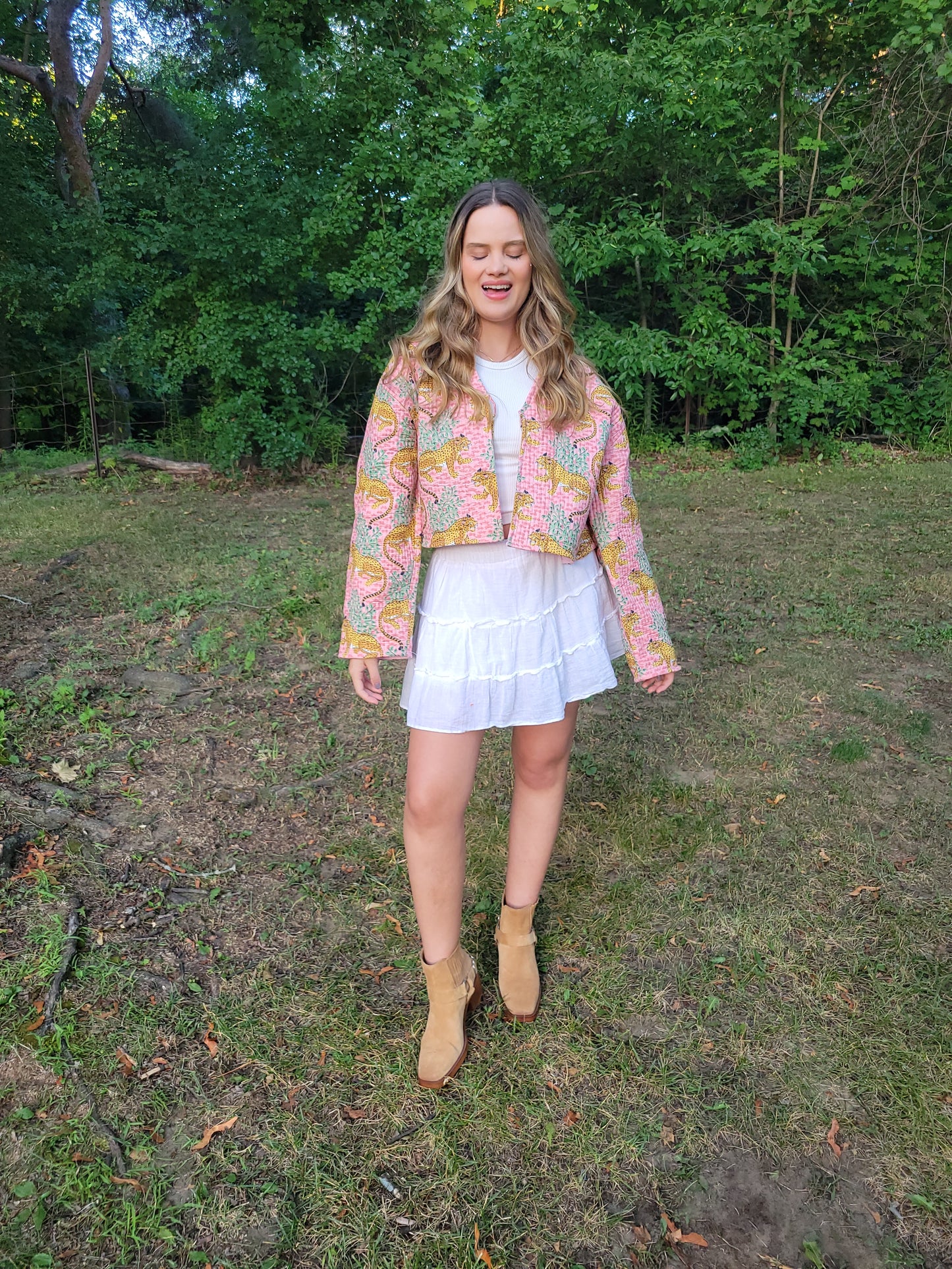 Clara Quilted Jacket Light Pink