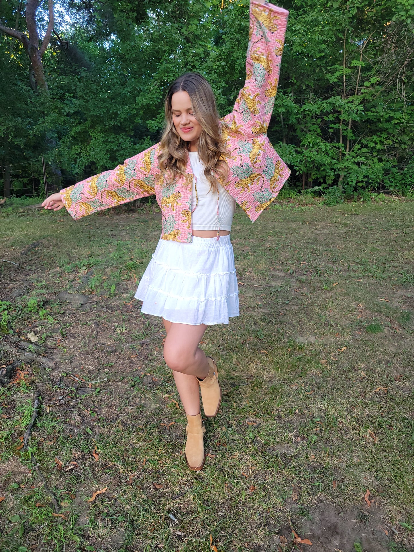 Clara Quilted Jacket Light Pink