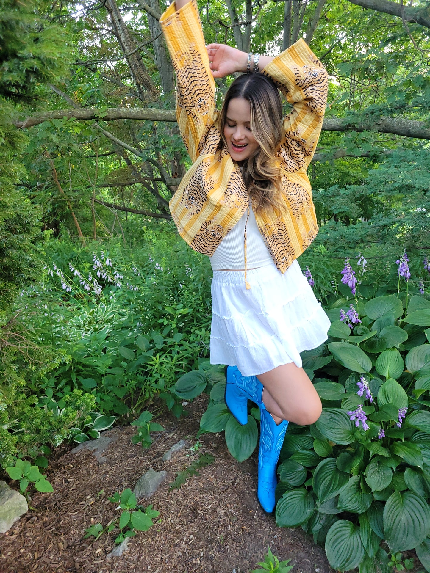 Clara Quilted Jacket Yellow