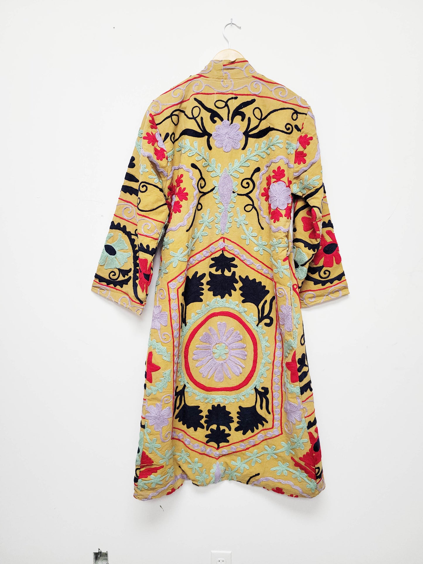 Isla Jacket Long Duster Style - Tan Brown Size M