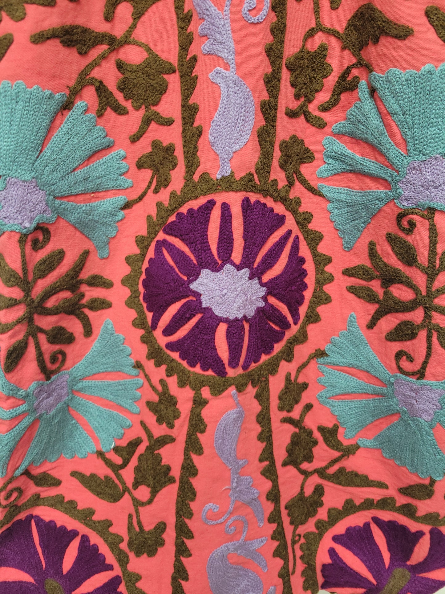 Isla Jacket Long Duster Style - Pink Brown Size M