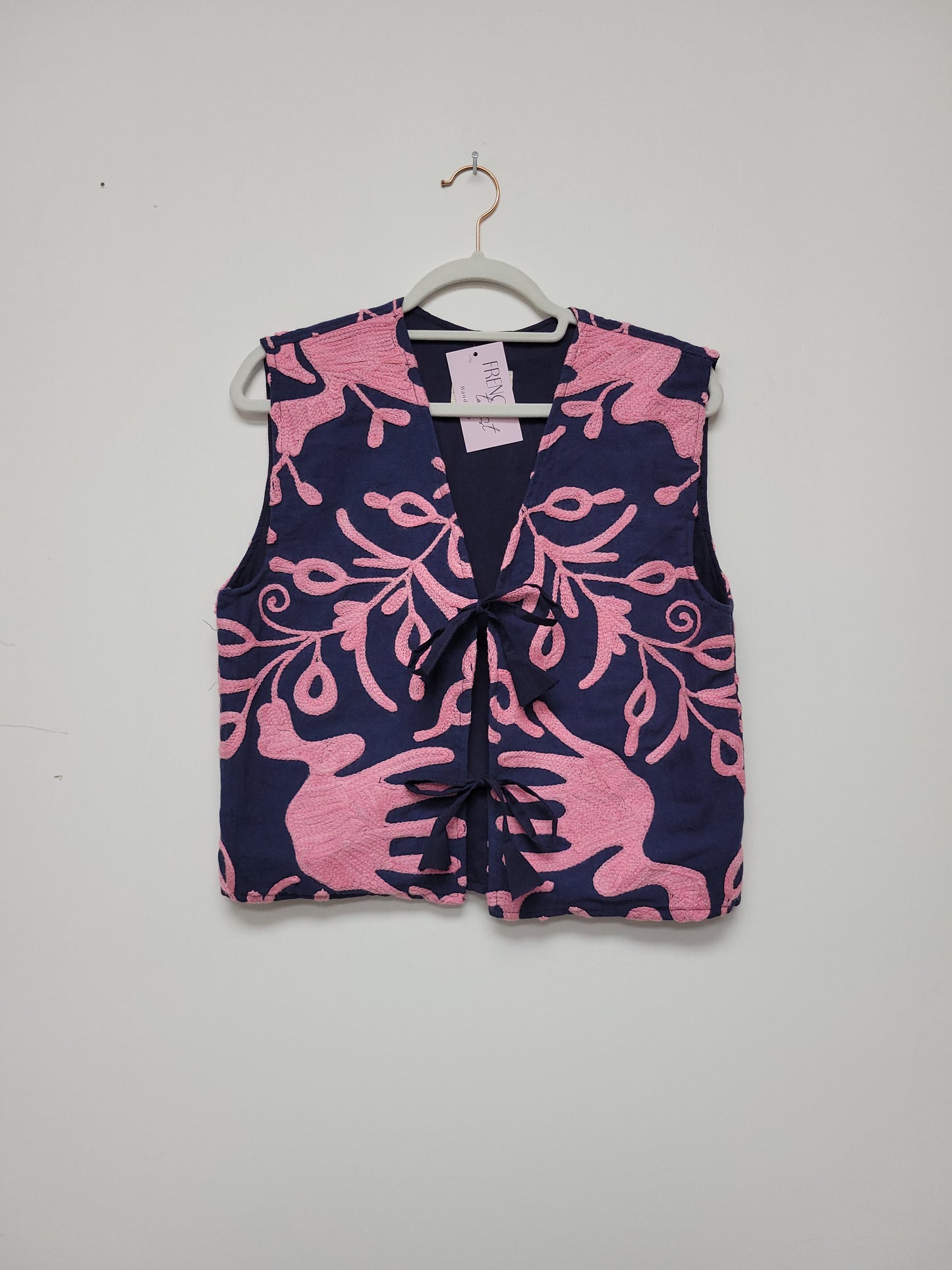 Isla Vest - Purple Pink Camel Size S