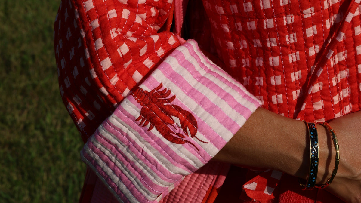 Clara Quilted Jacket Lobster