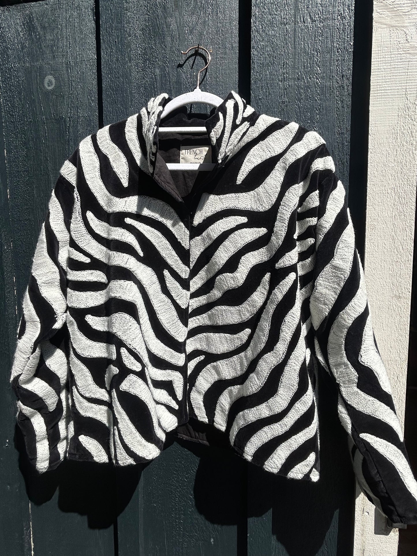 The Isla Jacket Velvet Zebra