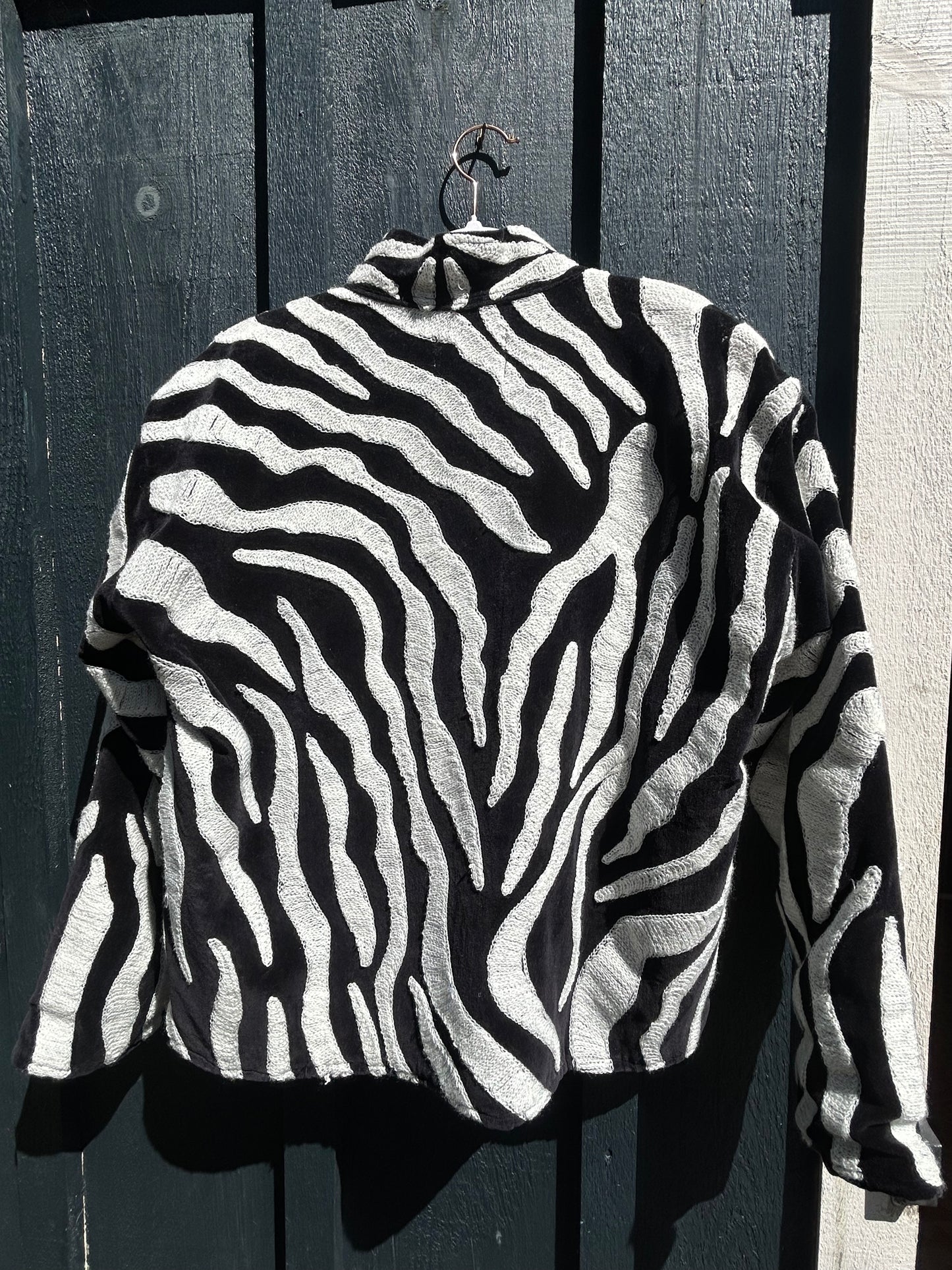 The Isla Jacket Velvet Zebra