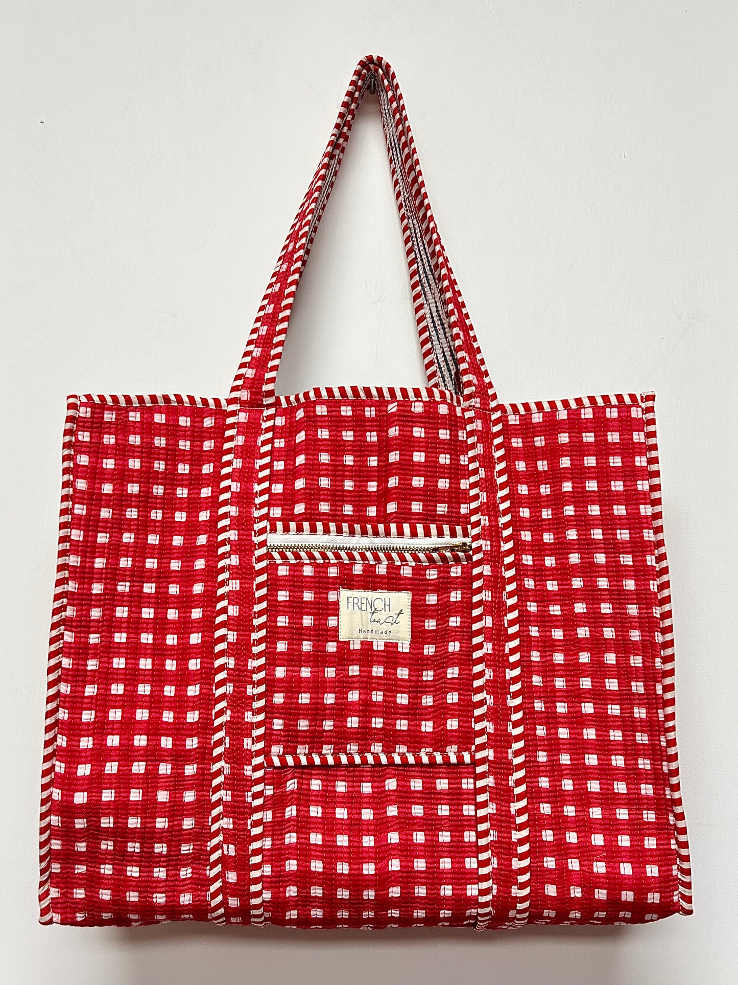 Le sac Premium Gingham noir encre