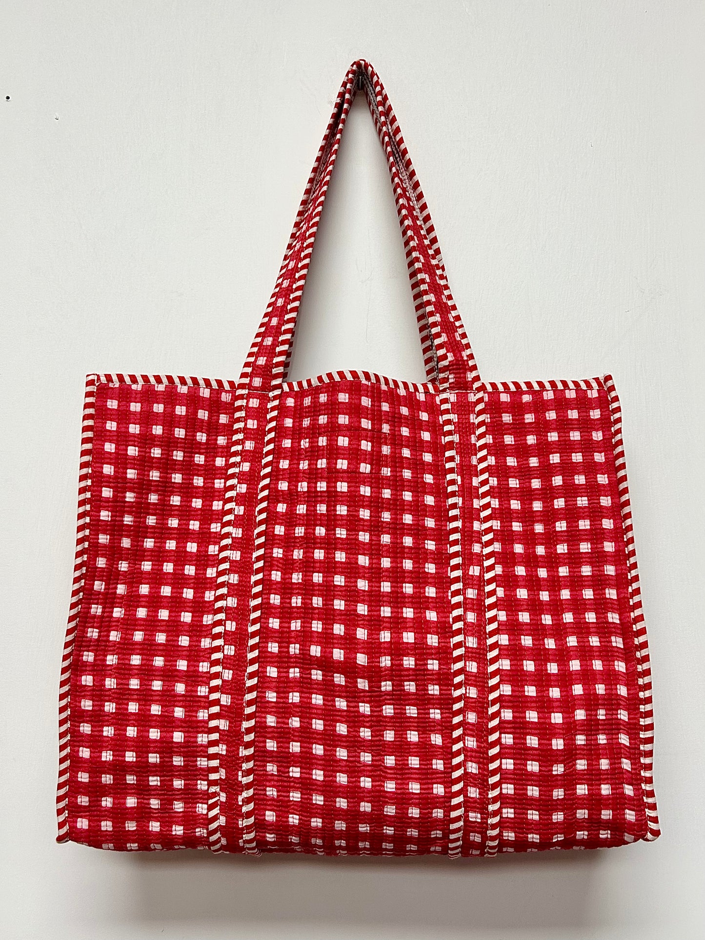 Le sac Premium Gingham noir encre