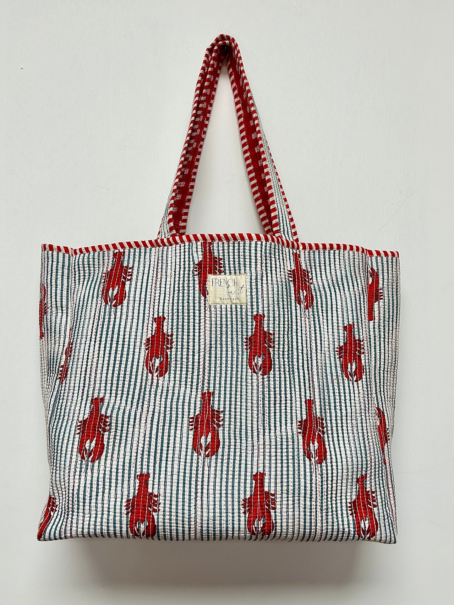 Le sac Premium Gingham noir encre